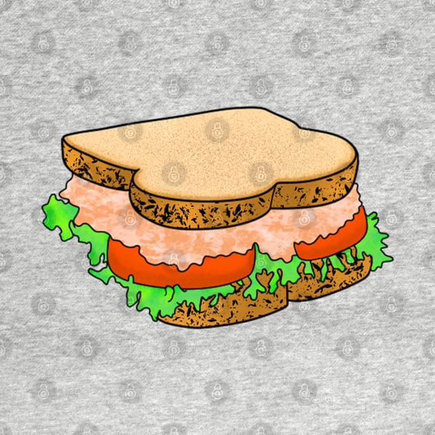 Tuna sandwich by cariespositodesign